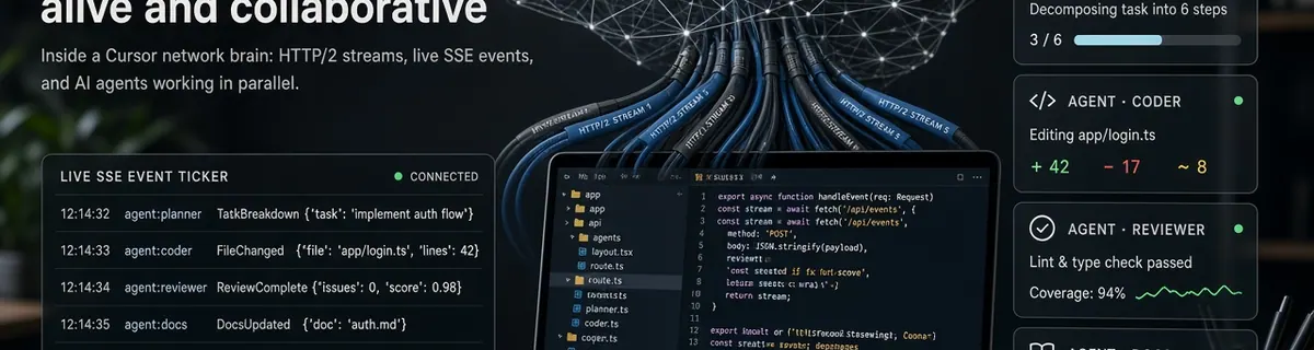 How AI Agents, HTTP/2, and SSE Make the IDE Feel Alive