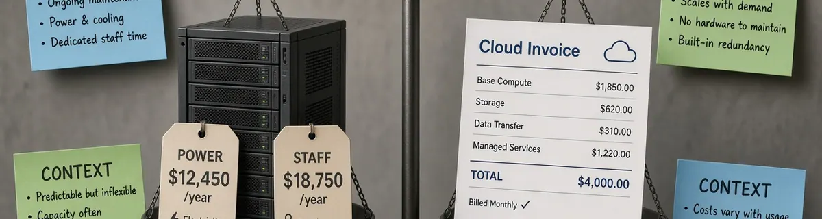 he debate between on-premises and public cloud continues.